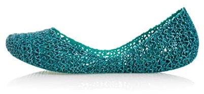 Melissa Women's Ballerina Donna Bell Paper VII 31512-01666 Ballet Flat, Green, 6 UK