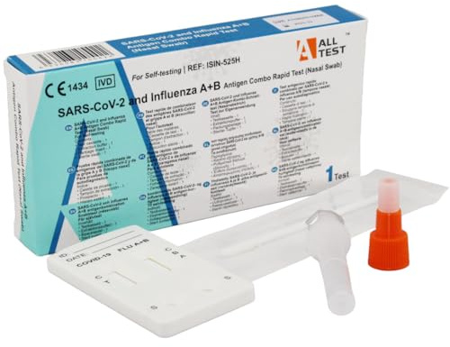 SARS-CoV-2 and Influenza A+B Antigen Combo Rapid Test (Nasal Swab)