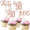 24 Stück 30 Geburtstag Cupcake Toppers Glitter Thirty seit 1995 Prost auf 30 Cupcake Picks Hallo 30 Jahre Geburtstagskuchen Dekorationen für glückliche 30 Geburtstag Jubiläum Party Roségold