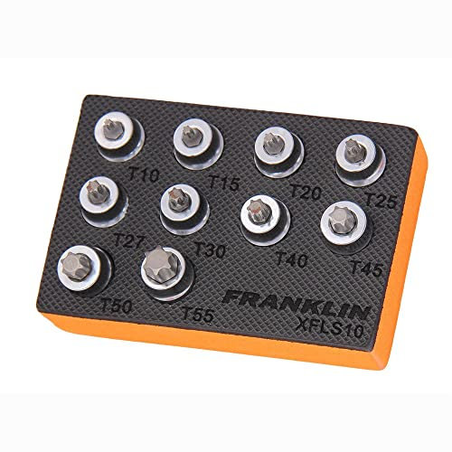 3/8 Drive Low Profile Torx Bit Socket Set 10 Pc Franklin Tools XFLS10
