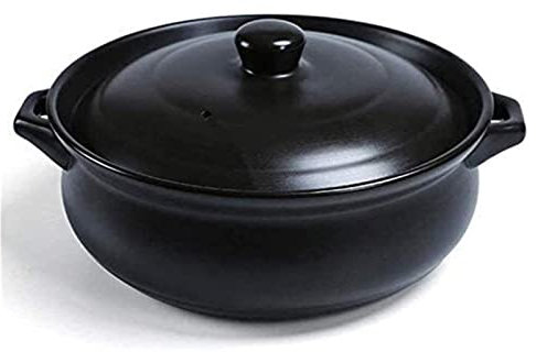 Clay Pot for Cooking Clay Casserole Pot Terracotta stew Pot Ceramic Casserole Clay Pot (And Capacity 7.35L)