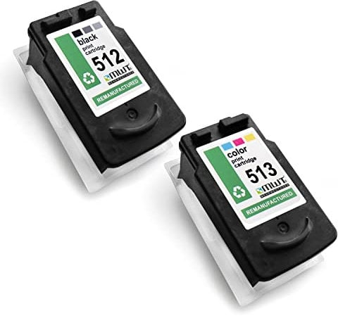 MWT Patronen 2X kompatibel für Canon MX320 MX330 MX340 MX350 MX360 MX410 MX420 ersetzt PG512 CL513 CMYK