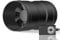 Hon&Guan 4 Inch Inline Booster Duct Fan with Speed Controller - 130 CFM Airflow with 6W Ultra-Low Power and Low Noise