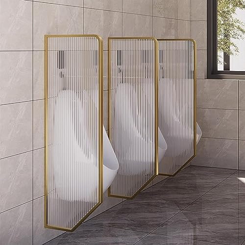 Urinal-Sichtschutz, Urinaltrennwand Wandteiler durchscheinende Glasscheiben, Urinaltrennwand für Schulen/Kindergärten/Einkaufszentren/öffentliche Orte (Farbe: B, Größe: 2 Stück)
