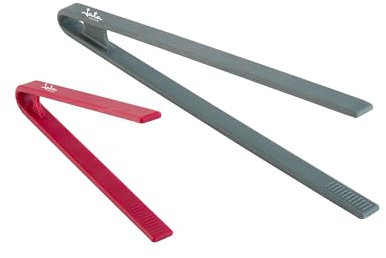 JATA HOGAR HACC4522 - Pinzas de Cocina de Silicona. SET de 2 pinzas. Resistentes al calor. Aptas para lavavajillas. Fácil limpieza. Mango ergonómico. Antideslizante. Uso alimentario
