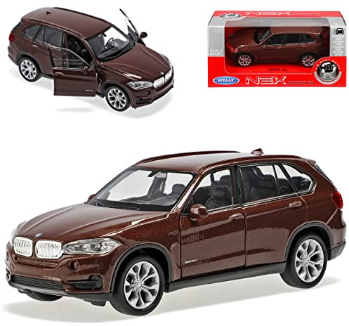 Welly B*M*W X5 F15 SUV Braun Ab 2013 ca 1/43 1/36-1/46 Modell Auto