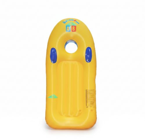 Inflatable Bodyboard Kids Boogie Board with Handles Portable Surfboard Pool Float Beach Surfing Swimming Summer Water Fun for Kids Boys Girls
