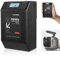 VILTROX BP-V99 V Mount Battery Mini Battery V Lock Black 6700 mAh with LCD Display,Dual D-Tap & USB Output 99 Wh/14.8 V,Black Mini V Lock in Camcorders,Camera