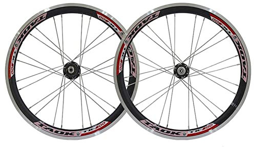 BMX-Laufradsatz, 20 Zoll, Faltrad-Laufradsatz, 406-Fahrradfelge, C/V-Bremse, Schnellspannnabe, 24 Löcher, offene Feile, 74/130 mm, für 7/8/9/10-Gang-Kassette, 1537 g
