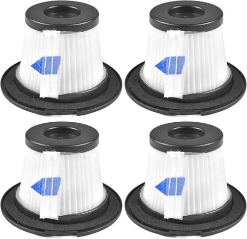 Auirshiky 4 filtros para aspiradora, filtro de repuesto para aspiradora de mano, filtro de vacío universal, juego de filtros de vacío, One accesorio para aspiradora de filtro
