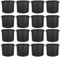 Eivdru Lot de 10 sacs de plantes de 11 l en tissu non tissé avec poignées pour tomates, pommes de terre, légumes, fleurs, balcon, jardin, serre