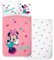 Bettwäsche Minnie Mouse, 3-teilig, 100 % Baumwolle, Bettbezug 140 x 200 cm, Kissenbezug 65 x 65 cm + Spannbettlaken