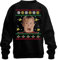 Kevin Allein Zuhause Ugly Christmas Sweater Weihnachten Unisex Pullover, Schwarz, S