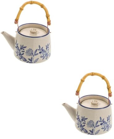 Kioxiuin Vintage Tibetan Teapot Set - Whistling Kettle Stovetop Water Boiler for Camping, Japanese Style Coffee Pots, Ideal for Gas Stove Use, Perfect for Tea Lovers