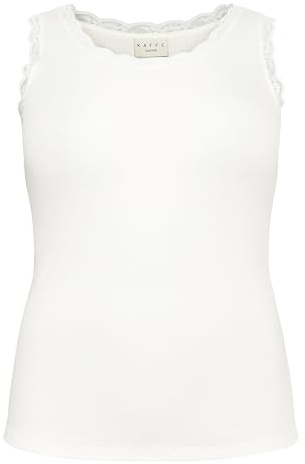 KAFFE CURVE Damen Jerseytop KComia Ärmellos