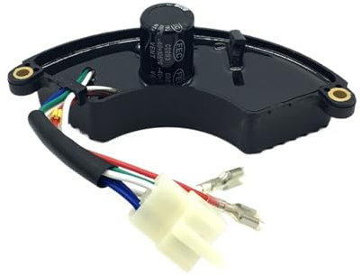 Regulador de voltaje automático de 5,5 kVA, generador de 5 kW, AVR, 250 V CA, 470 µF, monofásico, 6 cables, trifásico, 8 cables.(3 phase 8 wires)