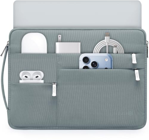 HYZUO 15-16 Zoll Laptophülle Tasche für MacBook Pro 16 M5, Aschblau | für MacBook Pro 16 M5-M1 Pro/Max A3428 A3429 2026-2019, 15 Surface Book,Hülle für 15 15,6 HP Dell Lenovo Asus Acer