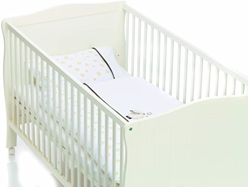 Fillikid - Bettwäsche / Kinderbettwäsche Schaf - Jersey Gr. 40 x 60 , 100 x 135 cm