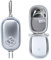 Koonice Eva-Tragetasche für Apple Magic Mouse (I II 2. Gen), inkl. Karabiner Silber silberfarben Medium
