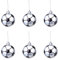 TOYANDONA 6 stücke hängen weihnachtsbaumschmuck Ornament Weihnachten fußball Ornamente Weihnachtskugel für Sport Thema weihnachtsfeiertag partydekorationen 6 cm