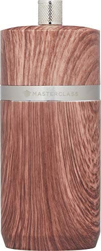 MasterClass Salt or Pepper Grinder, Plastic, Walnut Wood Effect, 12 cm