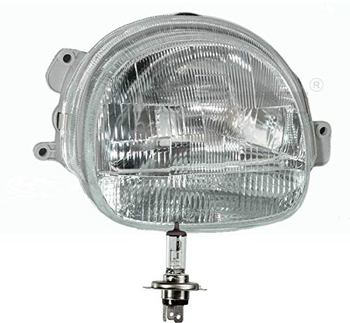 EISENFELS Bundle Set 70771440 Scheinwerfer links + Leuchtmittel H4 Classic kompatibel mit Twingo I C06_