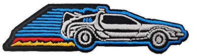 Cute-Patch 3.75'' Retro Car Embroidered Iron on and sew on Patch