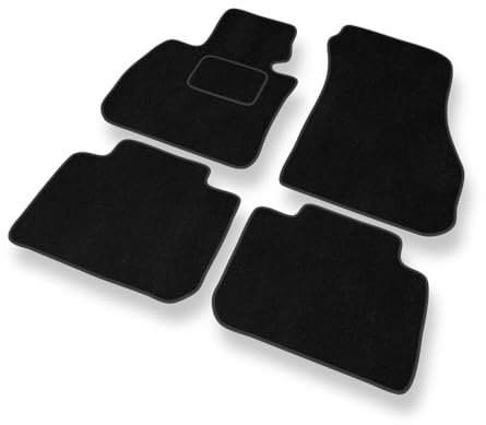 Mossa - Fußmatten Auto kompatibel mit BMW X2 (2018-2023) - Premium Velours Schwarze Automatten Autoteppiche 2