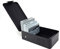 Design61 Cassette en métal pour 25 forets hélicoïdaux - Dimensions : 1,0-13 x 0,5 mm - Vide en noir