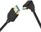 PNGKNYOCN Short 8K Micro HDMI to HDMI Cable,1FT/0.3M Right Angle Ultra High Speed 48Gbps Micro HDMI Male to HDMI Male Cable Support 8K@60HZ, 4K@120HZ (Down/0.3m)