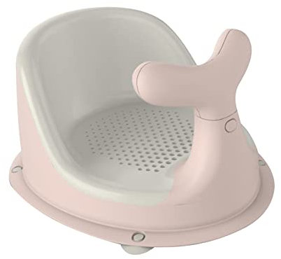 MagiDeal Chaise de Douche pour bébé, antidérapante, Assise assistée, Tapis Souple, Rangement Facile, siège de Sol Portable, siège de Bain Durable pour, Rose