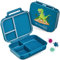 My Vesperbox – MINI BIA - Bento Box Kinder – NEUES MODEL – kompakter und leichter - Auslaufsicher & BPA Frei - Lunchbox – Brotdose - für Kindergarten und Schule (Petrol - T-Rex)