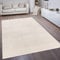 Paco Home Teppich In- & Outdoor, Moderne abstrakte Boho Designs mit 3D Struktur, robust & wetterfest, ideal für Terrasse Wohnzimmer & Küche, Grösse:120 cm Rund, Farbe:Creme 2