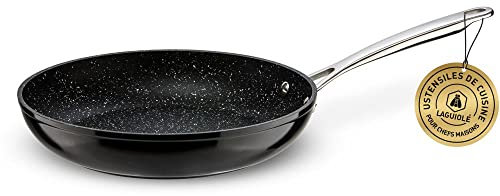 LAGUIOLE - Padella 32 cm nero antiaderente Greblon C2 induzione
