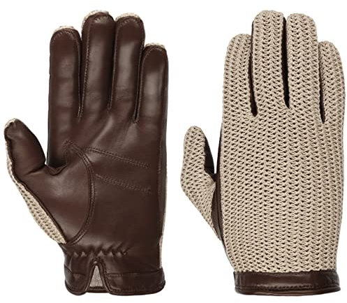 Hestra Adam Handschuhe Damenhandschuhe Fingerhandschuhe Lederhandschuhe (7 1/2 HS - dunkelbraun)