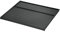 NINKA 5280.23 90680 KB 1200mm, Deckelplatte für Abfallbehälter eins2vier und eins2fünf, KS 18/19mm, Kunststoff dunkelgrau, Silber