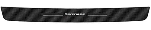 EAGLEG Auto Ladekantenschutz für K-IA GT line Sportage, Kofferraum Stoßstangenschutz Kohlefaser Aufkleber Deko Zubehör - Selbstklebend, Sportage
