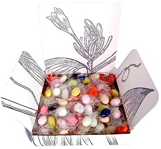 Confetti Arbues Artigianali CUORDIFRUTTA COLORATI Incartati Singolarmente - 400gr