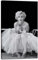 Posterlounge Marilyn Monroe im Tutu Leinwandbild von Celebrity Collection 20 x 30 cm Schwarz-Weiß Wandbilder Wanddeko
