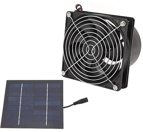 Aspiratore Solare, Potente Pannello Solare da 50 W & Ventola Ad Alta velocità del Circolazione e Raffreddamento Dell'aria Efficaci, Adatto per la Ventilazione della