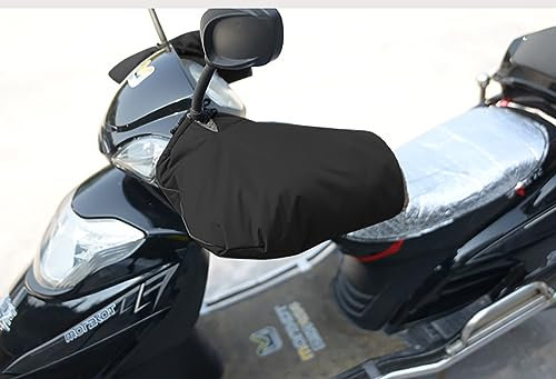 Lenkerhandschuhe Motorrad Roller Fahrrad Lenkerstulpen Plüschfutter Lenkermuffen Wasserdicht Handwärmer Winddicht Lenker Handschuhe Motorradlenker Handschuhe Winter Warme Griffmuffen Stulpen