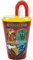 Verre à paille pour enfants Harry Potter, gobelet en plastique réutilisable semi-rigide BPA Free capacité 430 ml