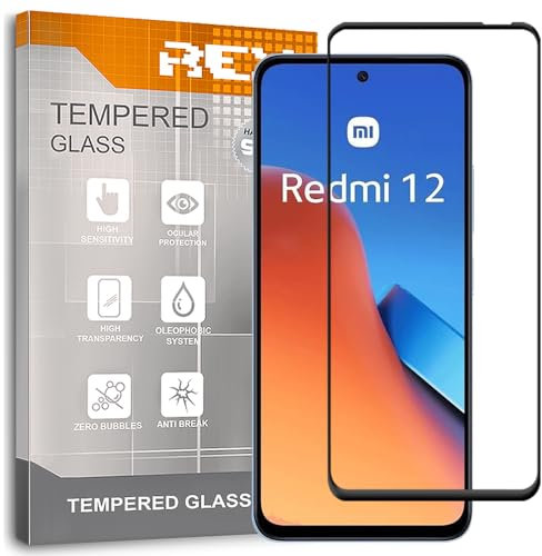 Verre Trempé 3D pour XIAOMI REDMI 12 4G - REDMI 12 5G - REDMI 12R - POCO M6 Pro 5G, Noir, Protecteur d'écran qualité supérieure, Protection Complète, 3D, 4D, 5D