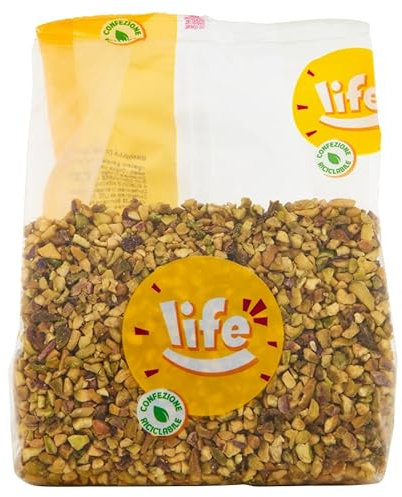 Life Granella di Pistacchio, Pratico Formato Convenienza 500 g, Frutta Secca, Versatile per le tue Ricette in Cucina