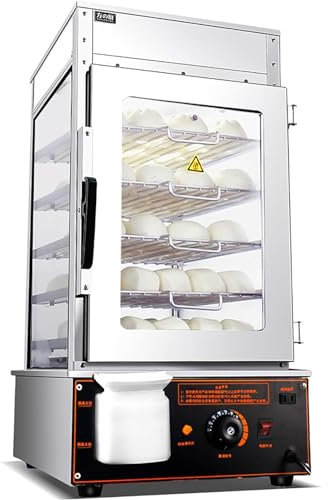 Food Warmer Display,5-Layer Electric Hot Food Warmer,Fast Heating and Constant Temperature, Fast Steaming Package,for Buffet Restaurant,convenience Store