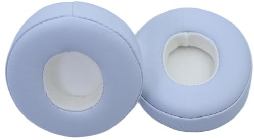 Replacement Ear Pads Compatible with Beats by Dre Solo3/Solo2 Wired/Wireless A1796/B0534 Headphones Ear Pads (White)