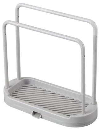 Porta stracci per lavello da cucina, porta strofinacci | Supporto per organizer per vassoio per lavello da cucina - Porta spugna staccabile per strofinacci con vassoio di drenaggio per lavello da cuci