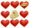 Lot de 12/24/50/100 pin's en forme de cœur – Broche en métal en forme de cœur pour la Saint-Valentin, pour homme, femme, vêtements, sacs, chapeaux, 28 x25 mm, Fer