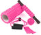 unycos - Faszienrolle【PP/EVA】| 5-in-1-Set, Muskelmassageroller/Foam Roller der 120 kg Trägt, Fitness-Widerstandsband, Massageball, Rehabilitationsstab, Formseil und Aufbewahrungstasche (Rosa)