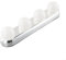 Lampe miroir LED compacte à 4 ampoules avec ventouses pour une installation sans effort